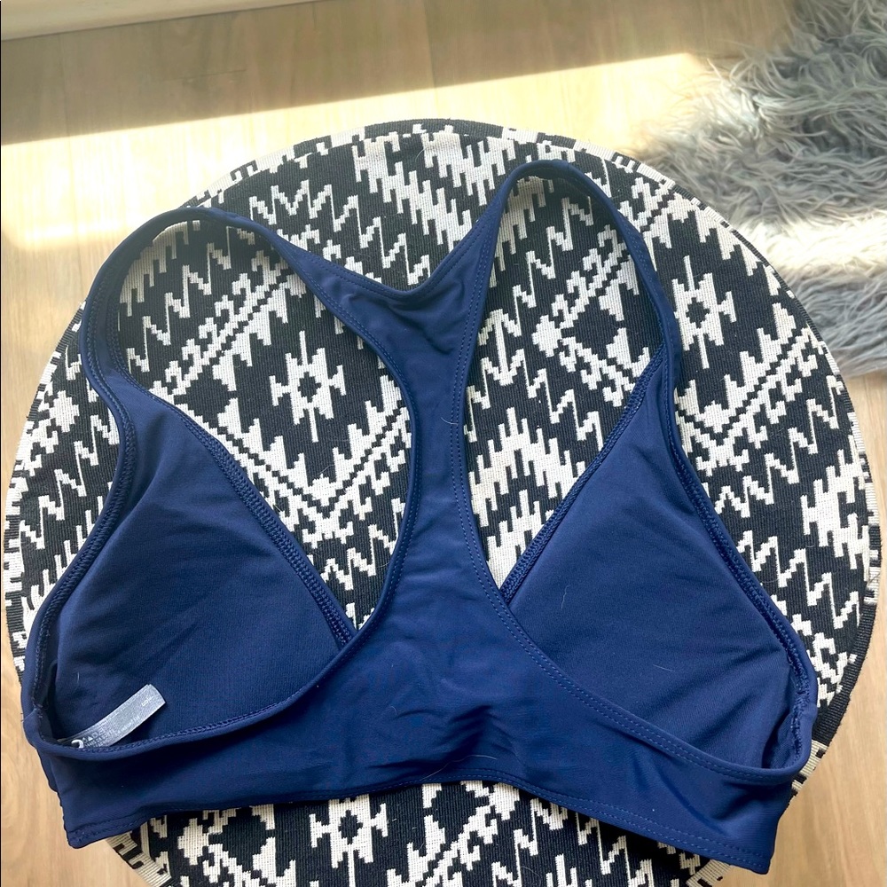 Small- Navy bikini top from Aerie